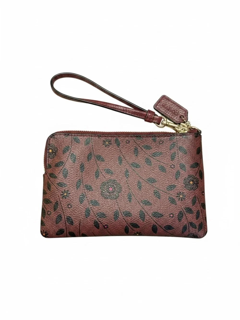Coach floral pebbled
